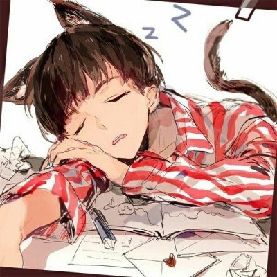 二次元头像男高冷帅气侧脸图片