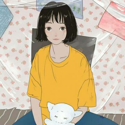 高级感头像女生冷淡风漫画图片