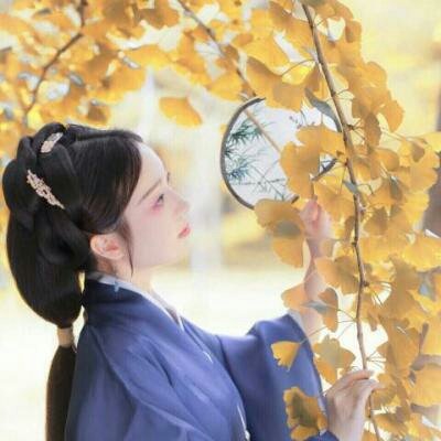 唯美古风头像女生诗意清新图片