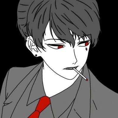 丧气动漫头像男生冷酷图片