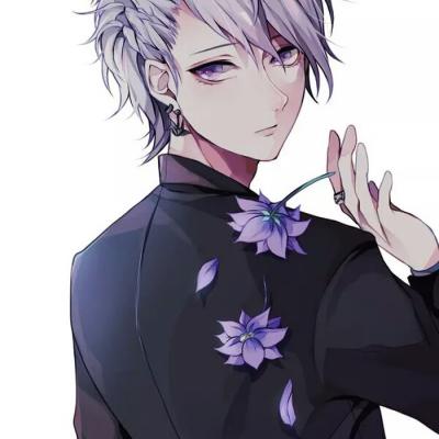 帅气撩人高冷动漫男头伤感二次元