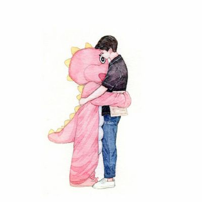 幸福温馨漫画图片情侣头像