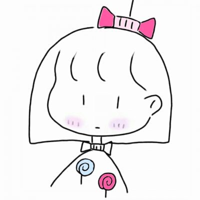 简约女生头像手绘高清图片