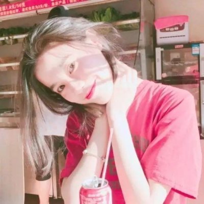 女生霸气头像红色系高清图片