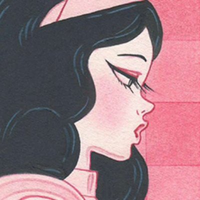 气质手绘插画头像女生高清图片
