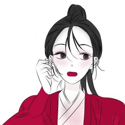 高级感头像女生冷淡风漫画图片