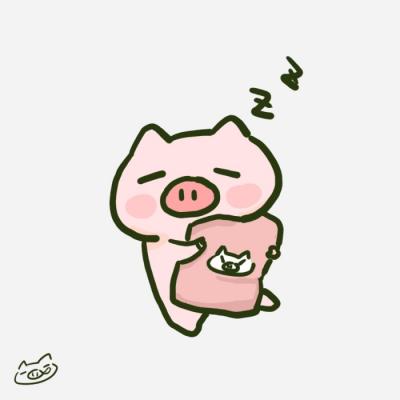 可爱卡通头像猪超萌图片