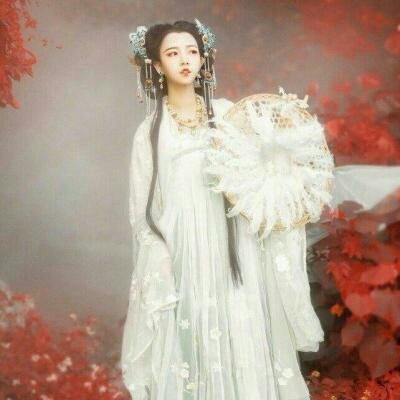 唯美古风头像女生诗意清新图片