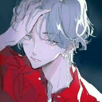 二次元头像男高冷帅气侧脸图片