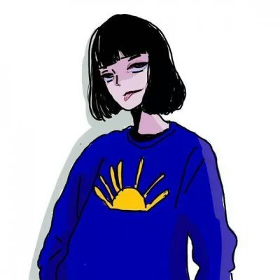 高级感头像女生冷淡风漫画图片