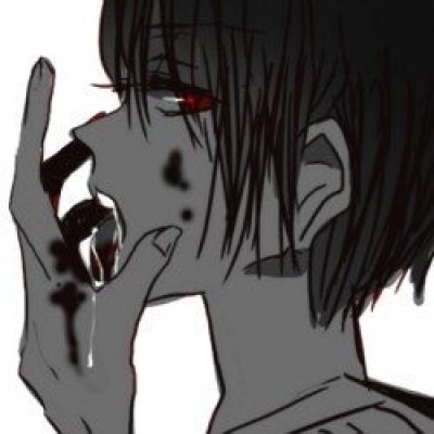 丧气动漫头像男生冷酷图片