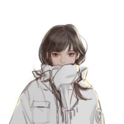 气质手绘插画头像女生高清图片