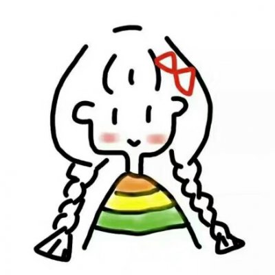 网红小女孩简笔画头像图片