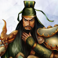 三国演义关羽头像图片