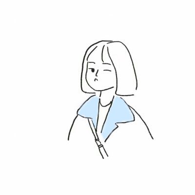 简约女生头像手绘高清图片