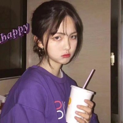 头像女侧脸高清背影图片