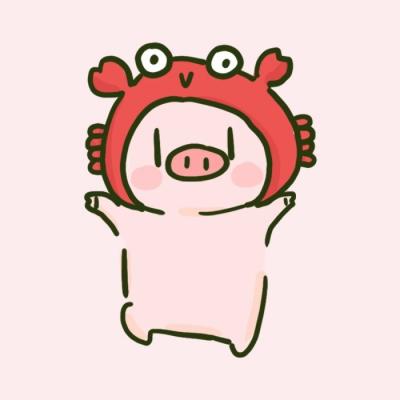 可爱卡通头像猪超萌图片