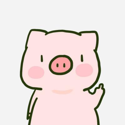 可爱卡通头像猪超萌图片