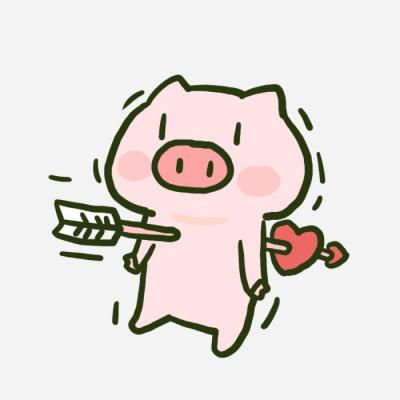 可爱卡通头像猪超萌图片