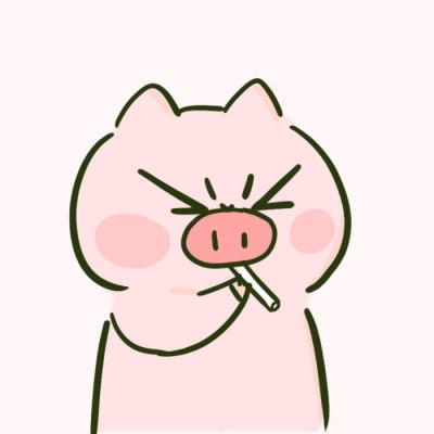 可爱卡通头像猪超萌图片