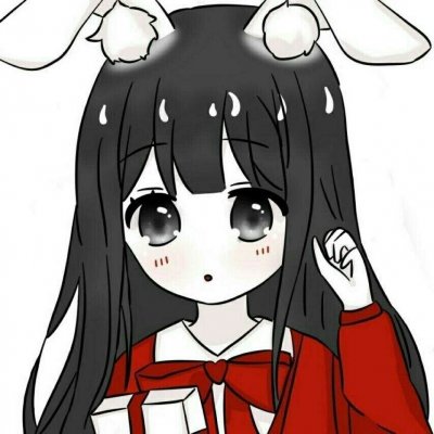 黑暗丧风格女头像动漫图片