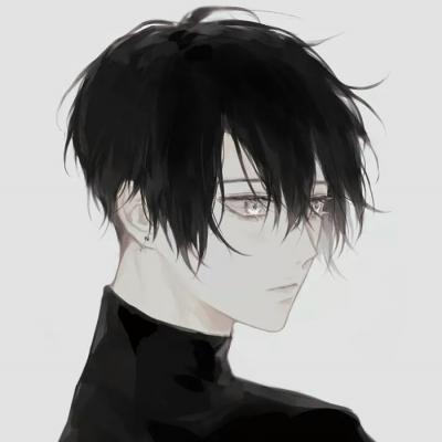 帅气撩人高冷动漫男头伤感二次元