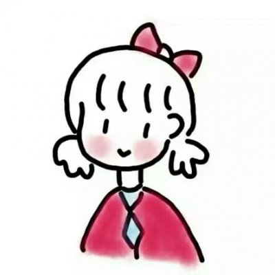 网红小女孩简笔画头像图片
