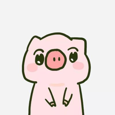 可爱卡通头像猪超萌图片