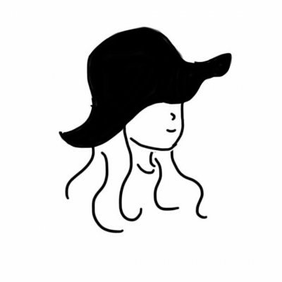 简约女生头像手绘高清图片