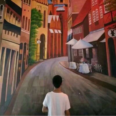 2025情侣头像图片一男一女背影