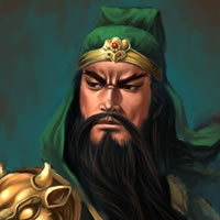 三国演义关羽头像图片