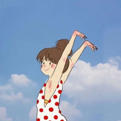 气质手绘插画头像女生高清图片