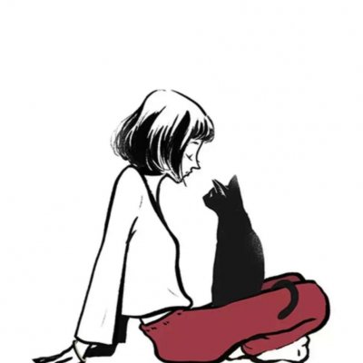 气质手绘插画头像女生高清图片