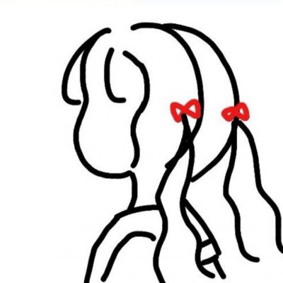 简笔动漫可爱女头图片