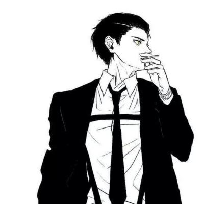 帅气撩人高冷动漫男头伤感二次元