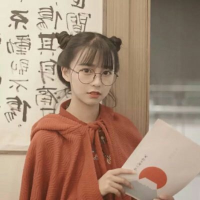女生霸气头像红色系高清图片