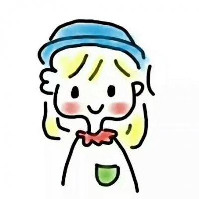 网红小女孩简笔画头像图片