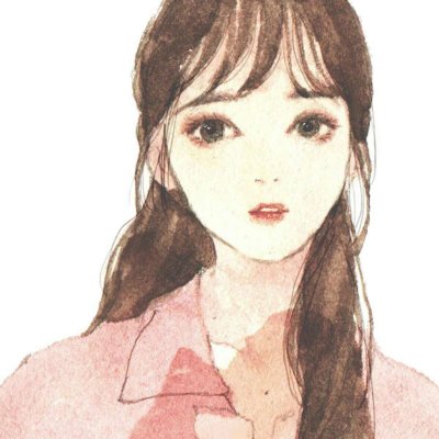 气质手绘插画头像女生高清图片