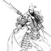 三国演义关羽头像图片
