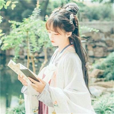 唯美古风头像女生诗意清新图片