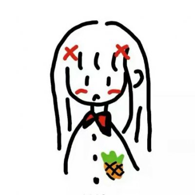 网红小女孩简笔画头像图片