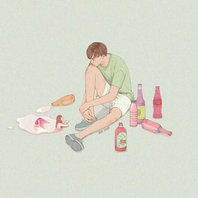 情侣头像文艺气质漫画