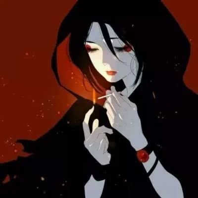 红色系动漫头像女生超火图片