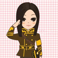 军人头像卡通女图片