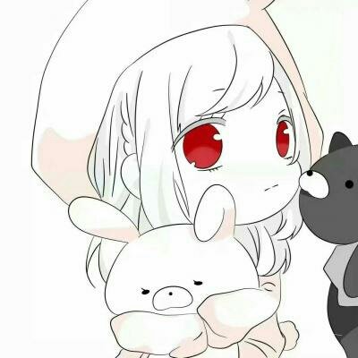 红色系动漫头像女生超火图片