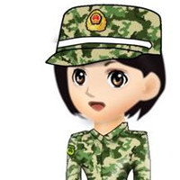 军人头像卡通女图片