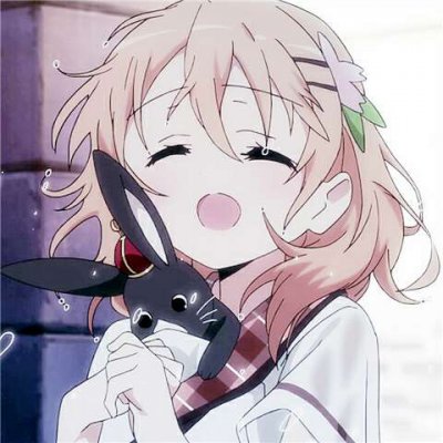 清新少女微信头像卡通图片