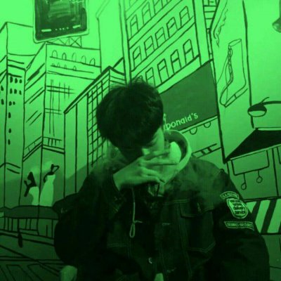 全网最火绿色头像男生高清图片