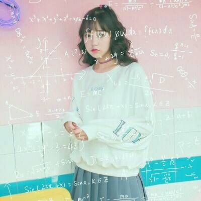 数学公式头像女生