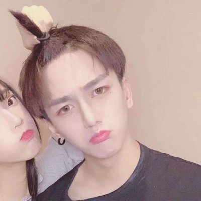 高清韩风双人情侣头像一对两张图片